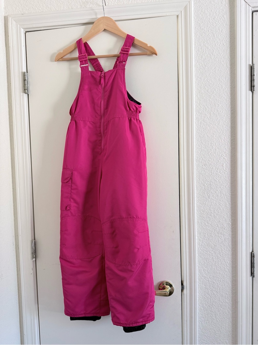Cherokee Hot Pink Kids Snow Bib Overalls